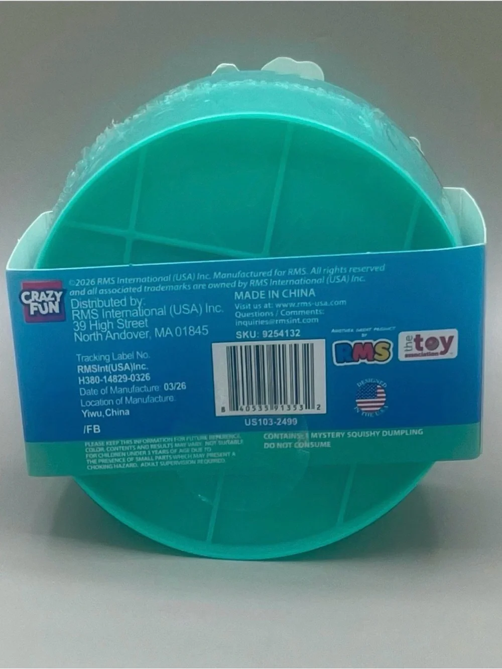 RMS Crazy Fun SHARK EDITION Surf Mystery Dumpling Bun🦈 🩵~ Blue ~ NEW & SEALED
